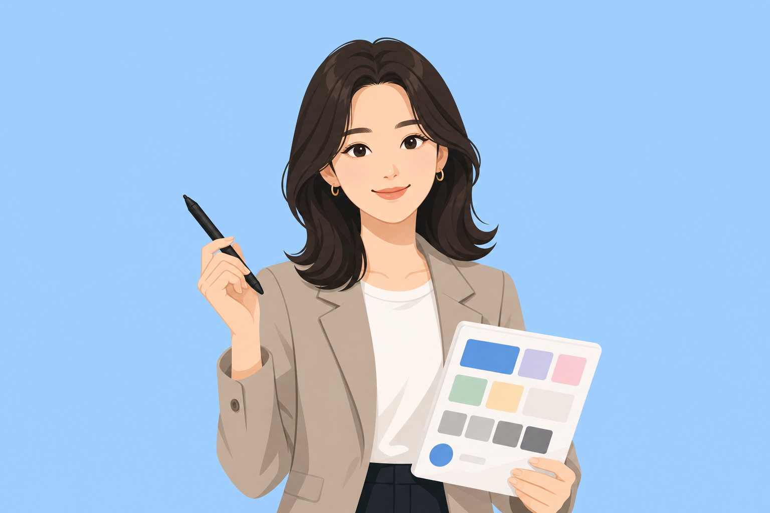 UI/UX 디자이너 캐릭터